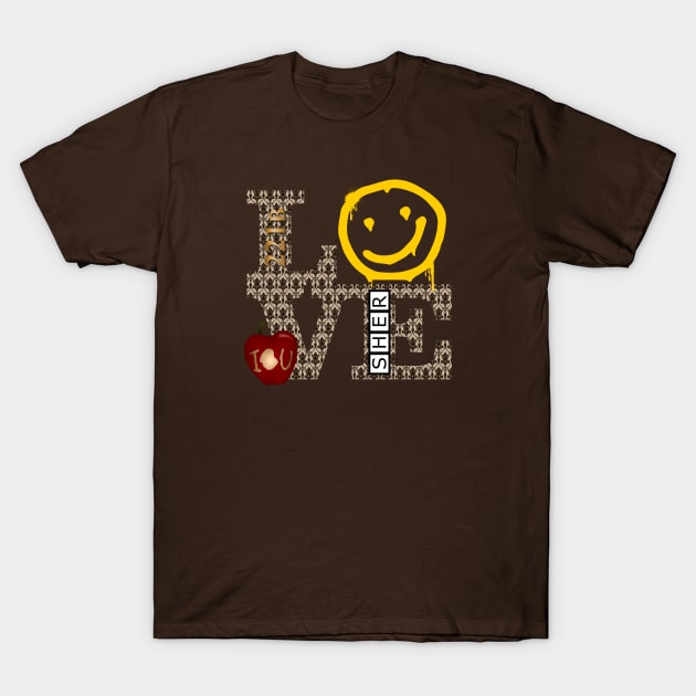 LOVE Sherlock T-Shirt by designedbygeeks